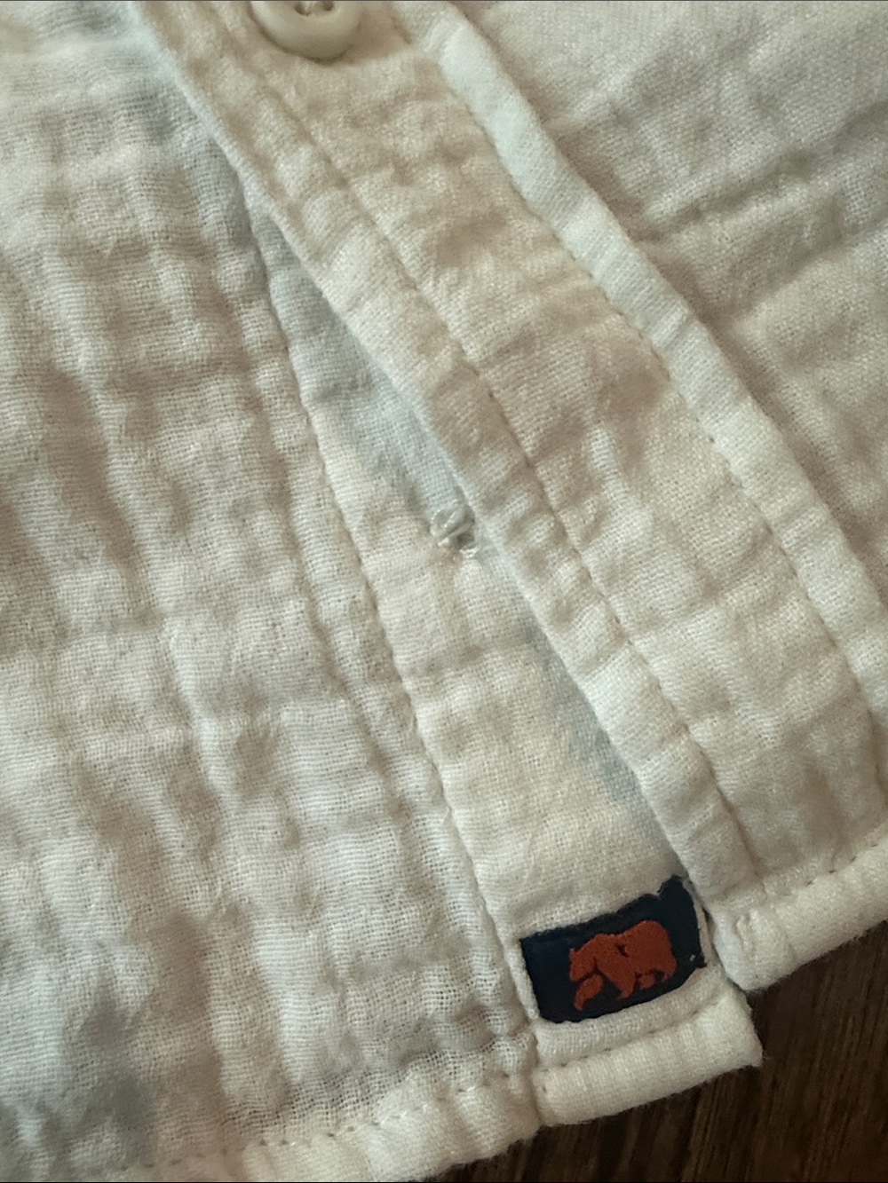 The Normal Brand White Short-Sleeve Button-Down 100% cotton Shirt - Picture 4 of 7